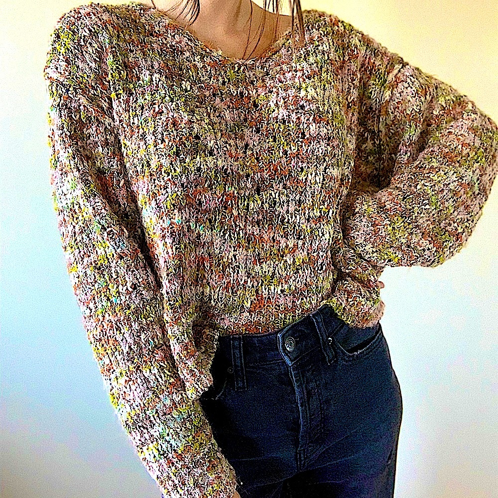 Chelsea & Theadore Knitted Multicolored Sweater